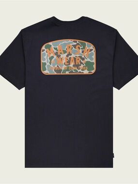 Marsh Wear Black Alton Camo SS T-Shirt